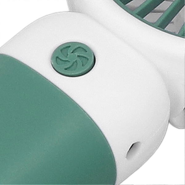 Håndholdt Ventilator Lille Frugt Tegneserie Lomme Håndholdt Ventilator Bærbar USB Genopladelig Udendørs til Pendling Rejser Avocado Grøn