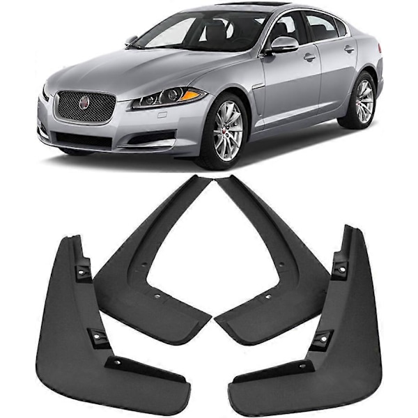 Nya Formsprutade Stänkskydd Fram & Bak För 2008-2015 Jaguar XF Sedan