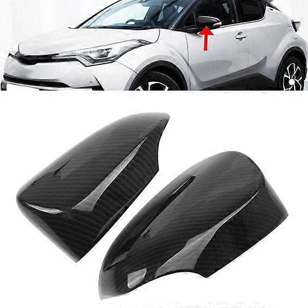 Bil Karbonfiber Sidespeildeksel Trim for C- 2016 2017 2018