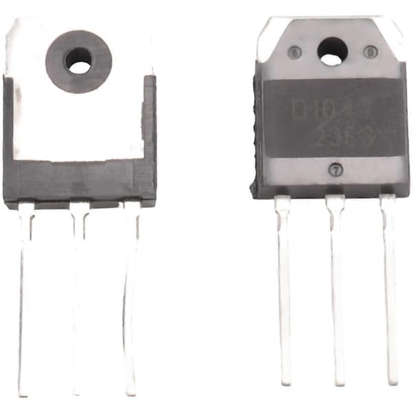 2 silikonitransistoria - D1047 + B817, 200 V, 12 A