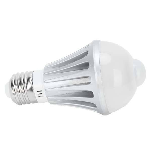 LED-sensorlampe 7W E27 Menneskekroppssensorlampe for korridor 85-265V Varmhvitt lys