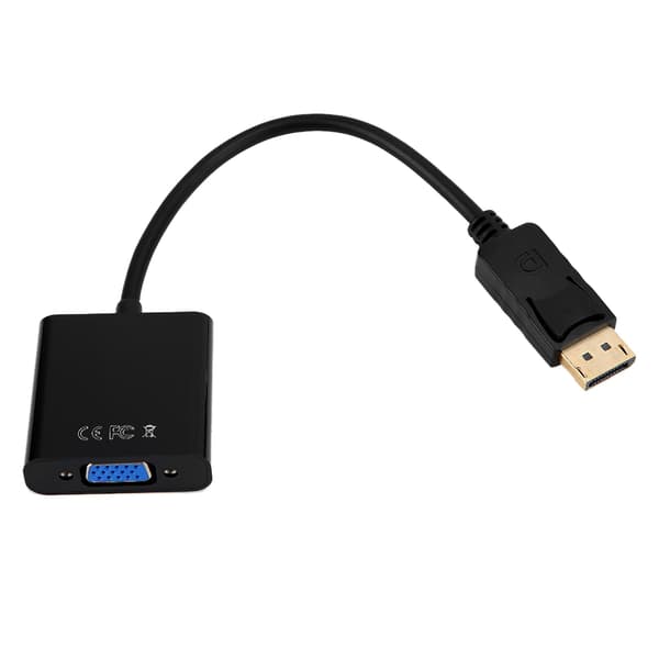 25 cm 1080P Display Port DP to VGA Video Signal Transfer Conversion Adapter Cable