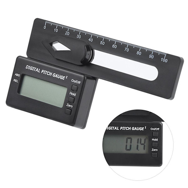 RC Verktygstillbehör - Digital LCD Pitch Gauge för TREX 200-800 Helikopter