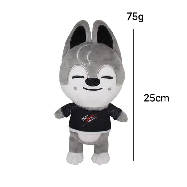 Pehmolelu, 21 cm Stray Kids -pehmolelut (Wolf Chan)