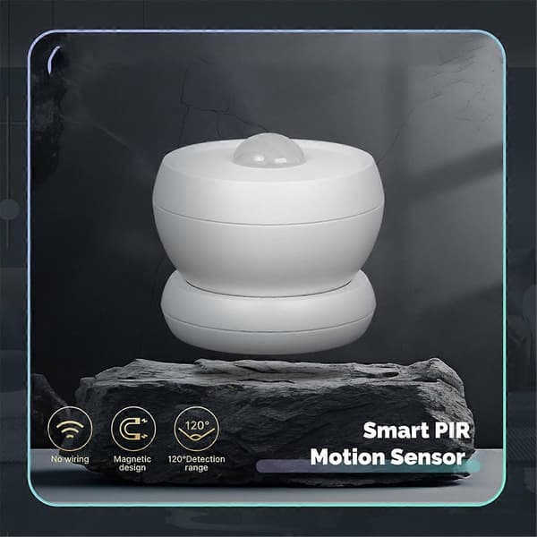 Tuya Zigbee Smart PIR Sensor Människokropps Infraröd Rörelsedetektor med Magnetisk Bas Hem Säkerhet Au