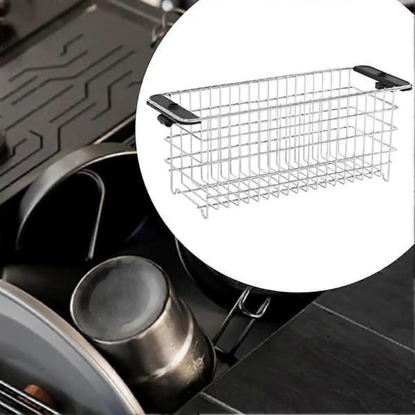 Trådkurv Camping Rustfrit Stål Utility Trådkurv til Vandreture Camping Baghave Picnic Borddele