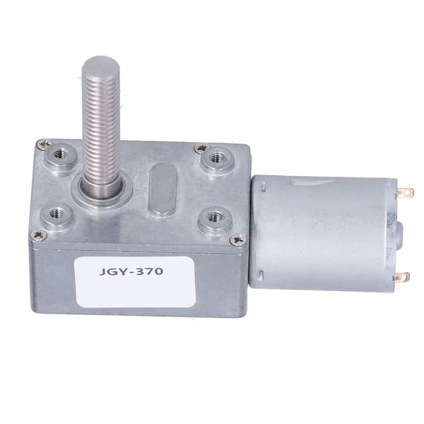 Silent 6V 30RPM Worm Gear Motor, Durable Reducer, Rustproof, Low Speed, High Thermal Conductivity, Anti-Corrosion