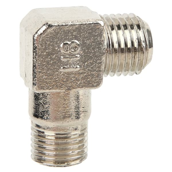 Right Angle Zinc Alloy Pipe Fitting - 1/4 x 14 Air Pump Connector