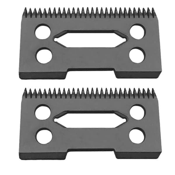 2 stk. keramisk blad keramisk erstatningskutter, 28 tenner keramisk klipperblad erstatningskutter 2-hulls klipper, svart