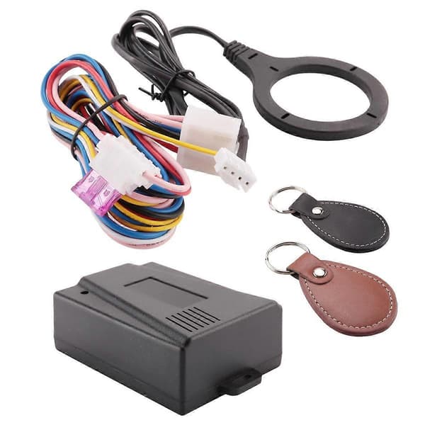 Smart Bilmotor Tryck Start Stopp Knapp Rfid Lås Tändning Nyckellöst System Auto Start Stopp Immobiliser