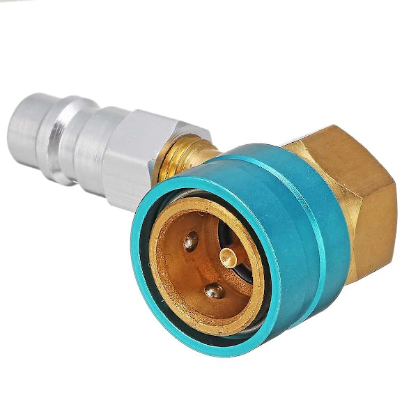 R1234Yf - R134A lågtryckskylmedel plus fluorkopplingsadapter för bilens luftkonditionering