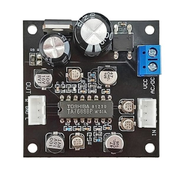 TA7668 Kassettdäck Förförstärkare Förstärkare Kassettdäck Kretskort Magnetband Förförstärkare Ljudinspelare Skrivbord