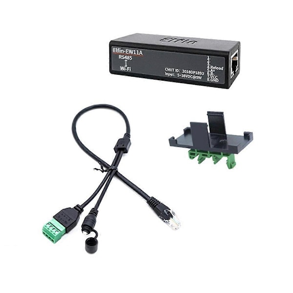 Seriellport RS485 til WiFi Seriell Enhetsserver -EW11A Støtter TCP/IP Telnet Modbus TCP Protokoll IO