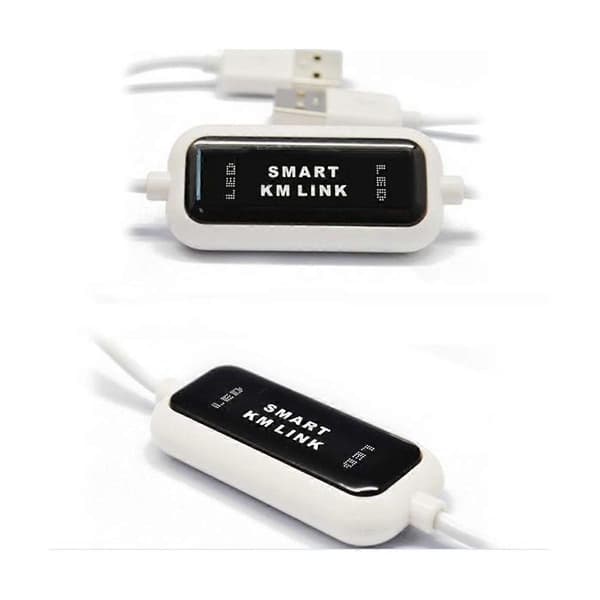 USB 2.0 Smart KM Link PC til PC Tastatur Mus Del Synkroniser Data Link USB Forlengelseskabel Datafil Tr