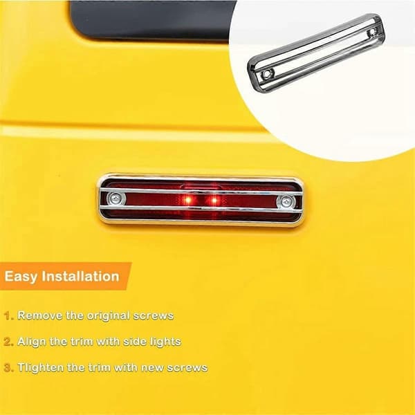Side Marker Guard Trim Sidelys Beskyttelsesdeksel for H2 2003-2009 Tilbehør - 4 Pakning