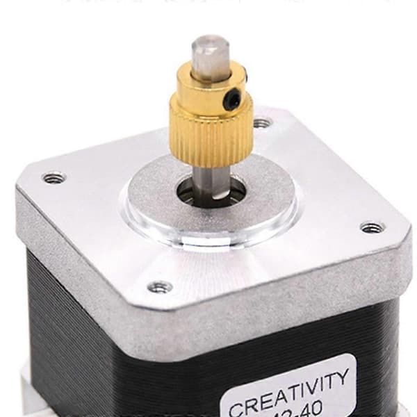 För Ender-3 Stepper Motor 42-40 med 40 Tänder Mässing Extruderingsdrev för Ender-5
