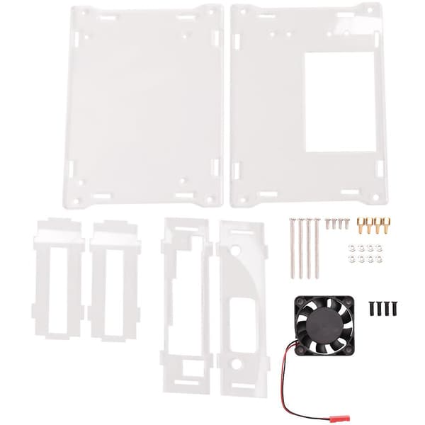 För Nano B01 A02 2GB Akryl Case Development Board Universal Protective Shell med Kylfläkt