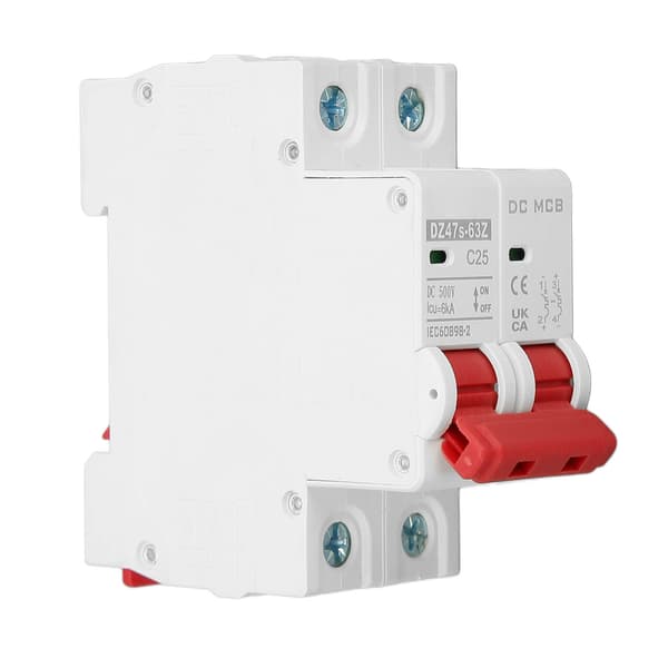 DC-afbryder Overbelastningsbeskyttelse Magnetisk system PV-afbryder 500V 25A 2P
