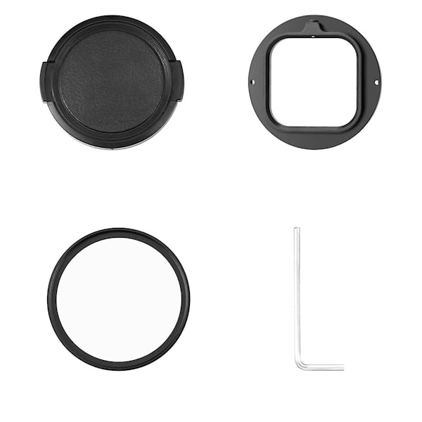 For Pro 52 mm UV-linssifiltterin sovitusrengas objektiivipeitteellä Urheilukameran lisävarusteet
