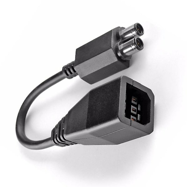 2-ports strömförsörjningskonverterare AC-adapterkabel kompatibel med Xbox 360 till Xbox 360 Slim Jikaix