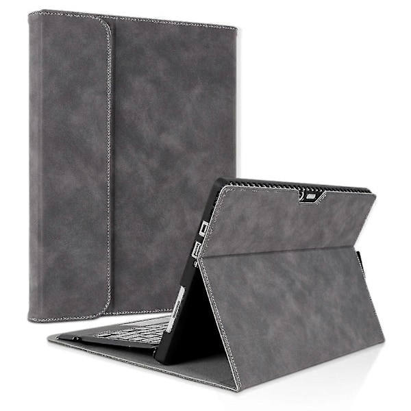 For Microsoft Surface Pro 9 PU Lær Tastatur Etui Justerbart Stativ Anti-fall Nettbrettdeksel