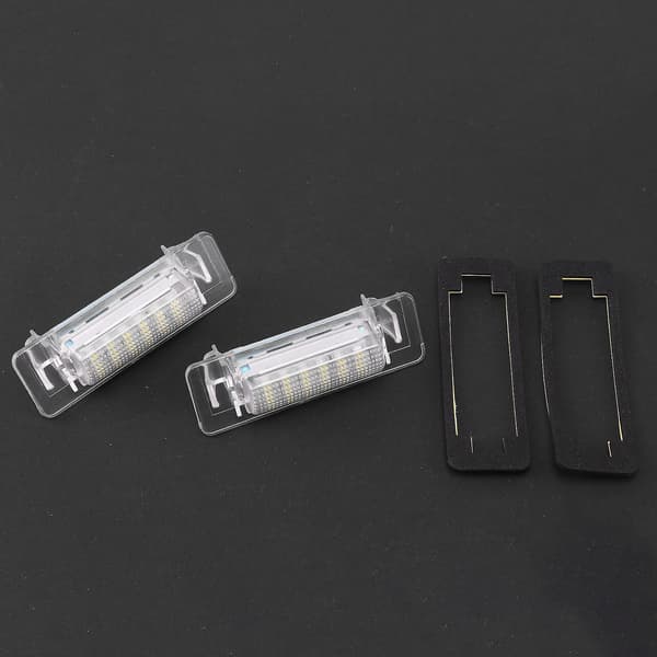 LED Nummerpladelys Lampe til W210 W202 E300 E55 C230 uden Fejl 12V 6500K Hvid