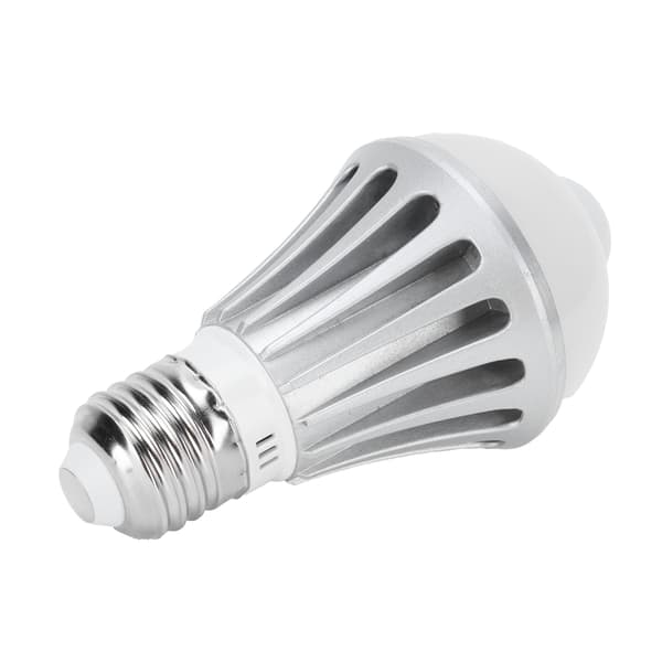LED-sensorlampe 7W E27 Menneskekroppssensorlampe for korridor 85-265V Varmhvitt lys
