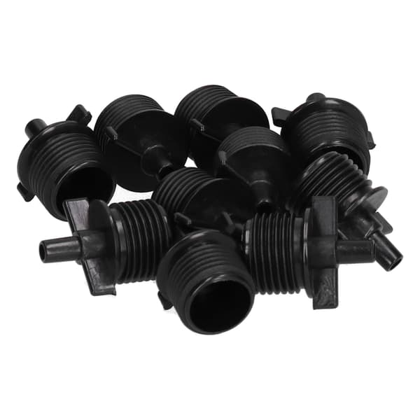 50 Pcs G1/2 6mm Male Thread Flat Coupling for Mist Nozzle Irrigation Sprinkler Fittings