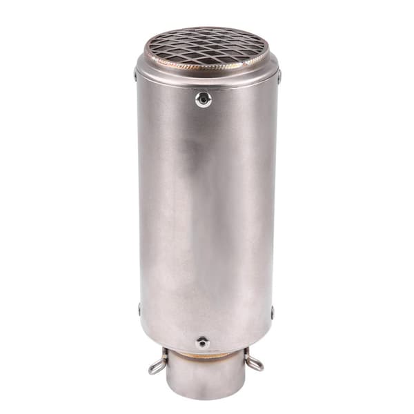Universal Silver Motorcycle Exhaust Muffler Tail Pipe