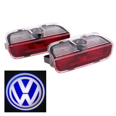 LED Bildörrslampor - VW - 2 st - 3D Laser - Energibesparande - Välkomstljus
