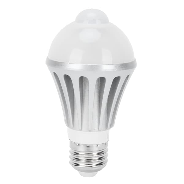 LED-sensorlampe 7W E27 Menneskekroppssensorlampe for korridor 85-265V Varmhvitt lys