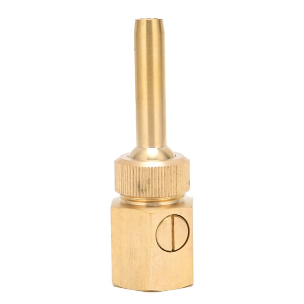 Fountain Nozzle with Internal Thread, Adjustable Brass Water Jet Head with Valve for Pond 3/4 25mm