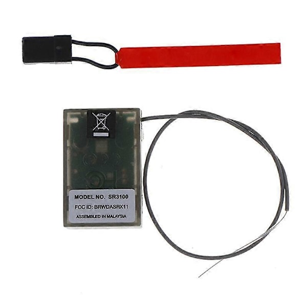 2.4GHz SR3100 DSM2 3-kanavainen pinta DSM2 -vastaanotin RC-autolle ja RC-veneelle