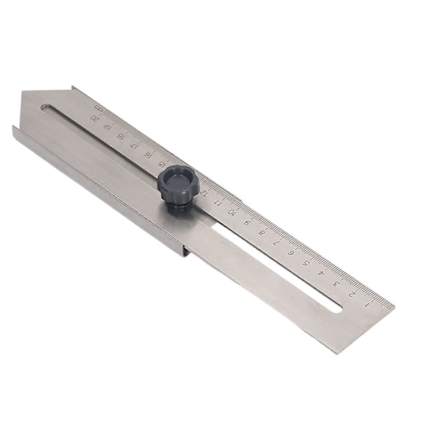 Sliding Line Ruler 0200mm Stainless Steel Line Scribing Marking Tool for Woodworking