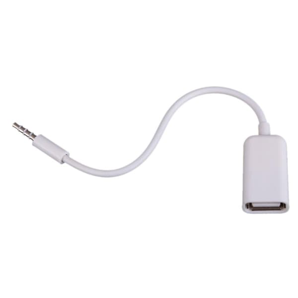 Vktech USB Hunn til AUX 3.5mm Hann Jack Plugg Lydkonverter Adapter Datakabel
