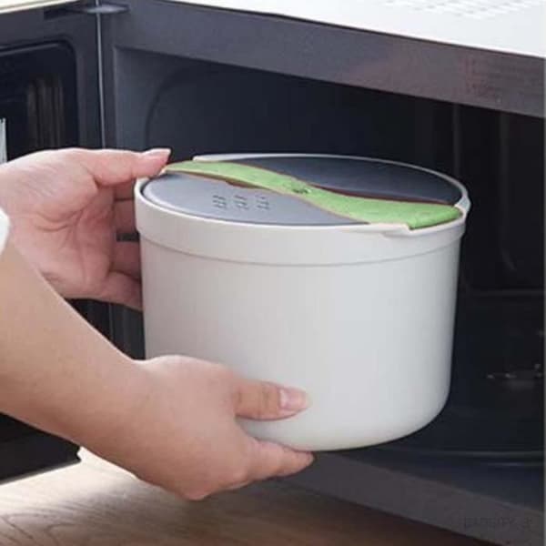Pastakokare - Non-stick - Mikrovågsugn - 2L - Mångsidig - Grön