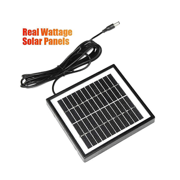 12V 2W Solcellepanel Solcellepanel for hagebelysning DIY-deler DC-port Solcellepanel Batterimodul for Batteri