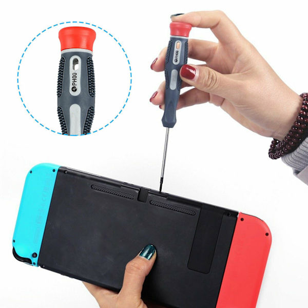 Skruvmejselset för Nintendo Switch Joy-Con Konsol Full Reparation Triwing Verktygssats