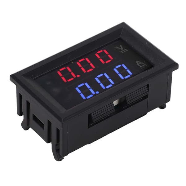DC 0-100V 10A Digital Voltmeter Amperemeter, LED-display Spændingsstrømmåler, Amperemåler til bilbatteri