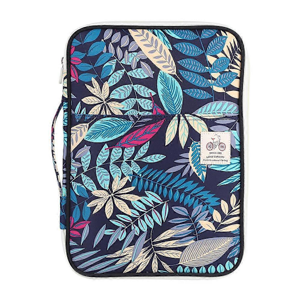 2 Typer A4 Dokumentväska Filmapp Portfölj Organizer Dator Notebook Fodral med Dragkedja