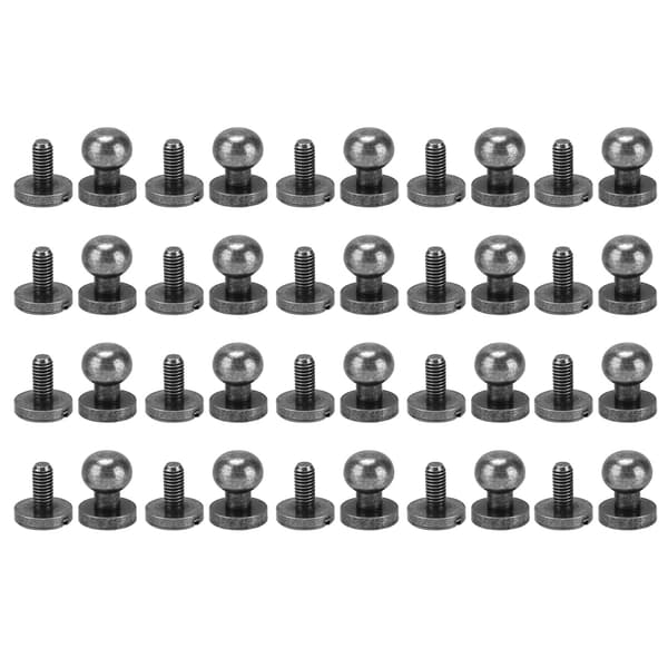 Messing runde nittehovedskruer søm til bagage smykker håndværk hardware, 7x6mm