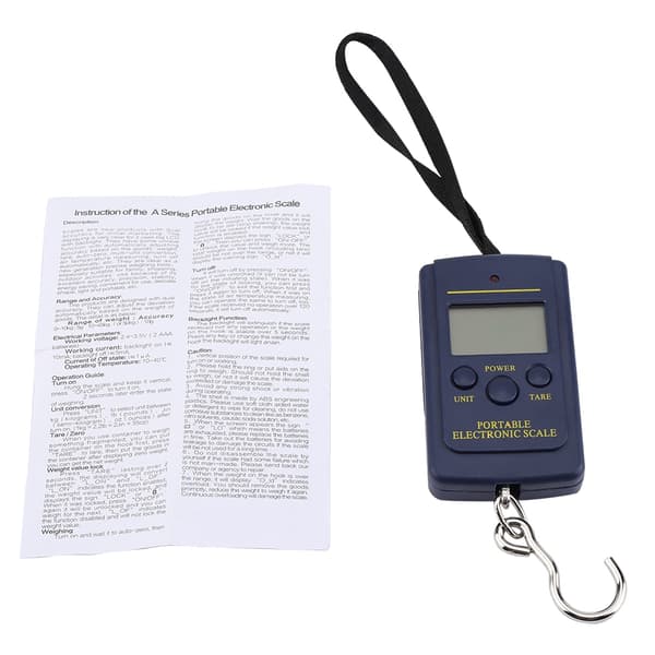40 kg/10 g Electronic Digital Hanging Luggage Scale with Hook