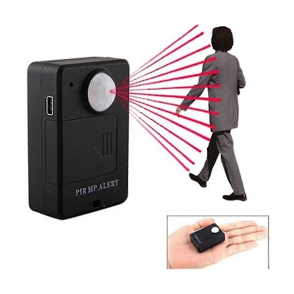 Mini Gsm Pir Alarm Bevægelsessensor Alarm Infrarød Trådløs Gsm Alarm Tyverisikring Bevægelsesdetektor