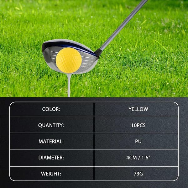 10 st golfbollar golfträning mjuka mjuka bollar