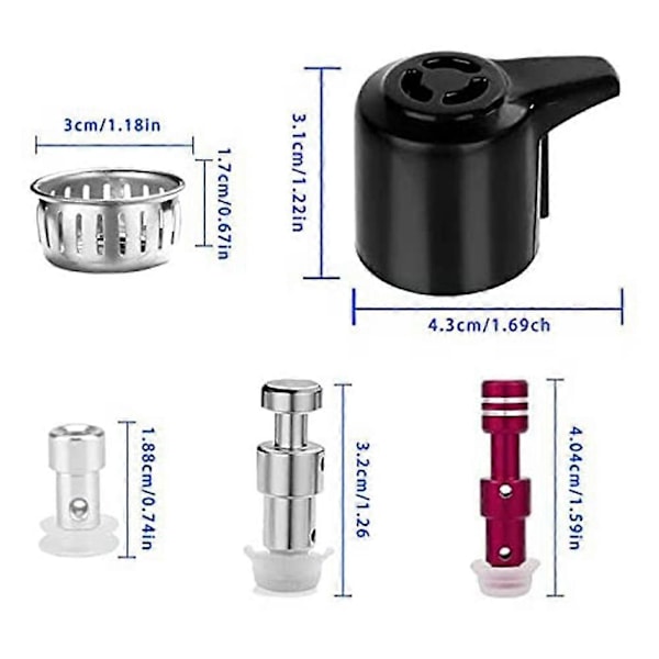Ångutsläppsventil med Anti-Block för Instantpot Duo/Duo Plus 3 5 6 och 8 Quart