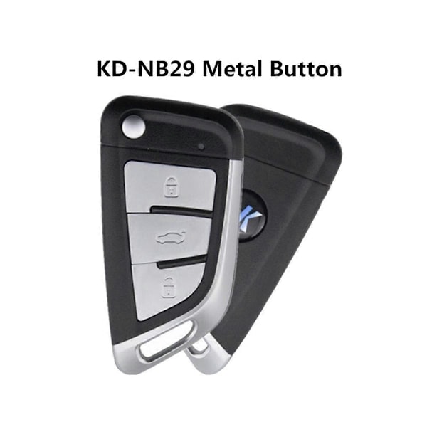 For KEYDIY NB29 Fjernkontroll Bilnøkkel Metall 3 Knapper for Stil for KD900/-X2 MINI/ -MAX