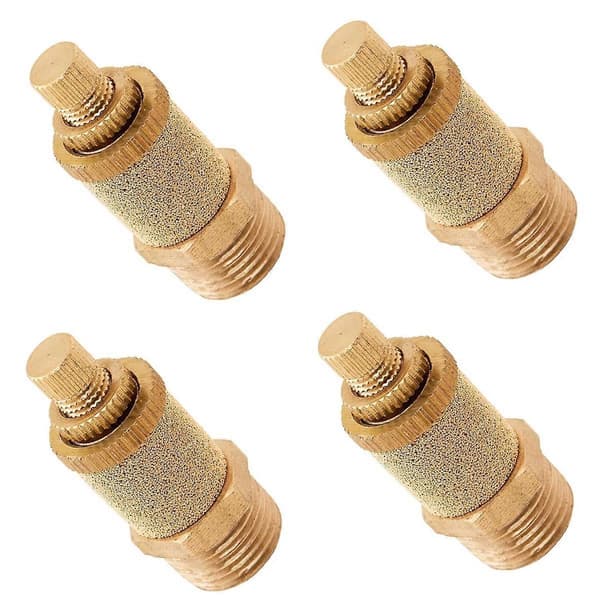 3/8 tum NPT Dump/Slowdown/Ljuddämpare Flödeskontrollventil för Fjädring (4-pack) VXA4038-4