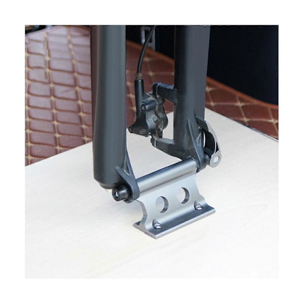 Bicycle Bike Front Fork Quick Release Retaining Clip Dismountable Attaching Clamp Portable Cycling