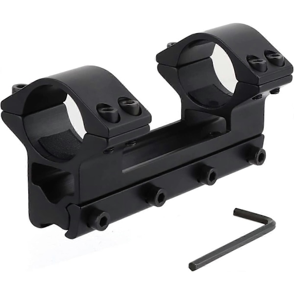 Högprofilerade kikarsiktesringar  25,4 mm monteringsringar anpassar sig med 11 mm Weaver/Picatinny-skena A157