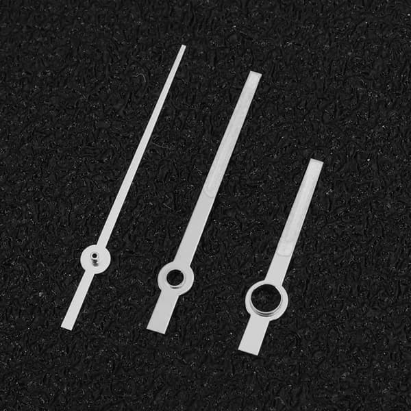 Men's Watch Hour, Minute, and Second Hands Suitable for ETA2834 Movement Silver